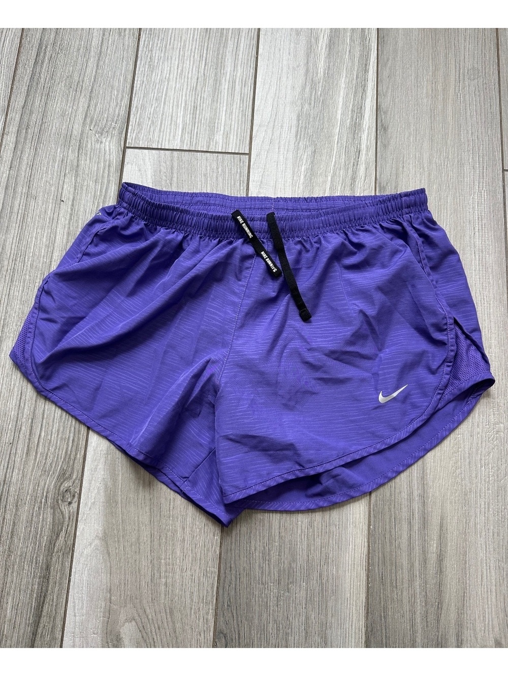 Nike Dri-FIT Purple Athletic Running Shorts Medium